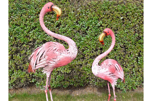 Flamingo garden ornament - flamingo,