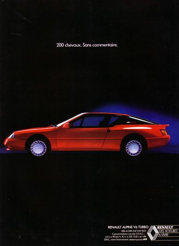 1985 renault alpine - renault, gta