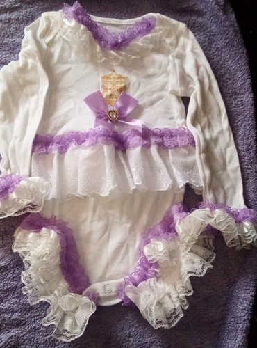 Purple white romany style - white,