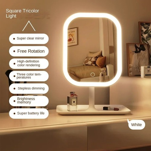 Led makeup mirror with light - led,