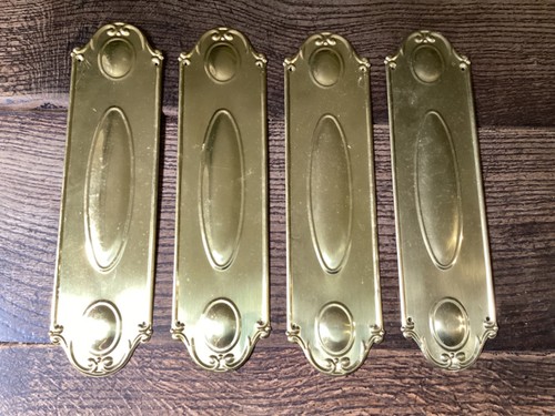 Set vintage brass door - brass,