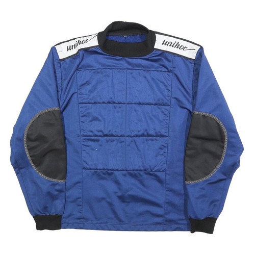 Mens blue black sweatshirt l - sweatshirt,