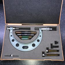 Mitutoyo 104-162 Interchangeable Micrometer 2-6”