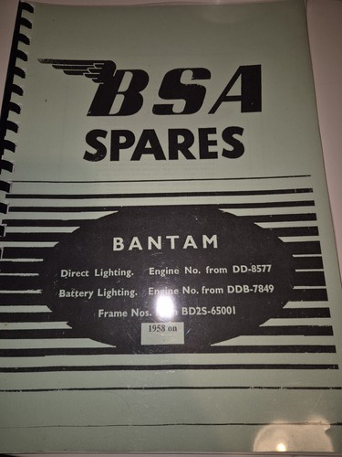Reprint vintage bsa bantam - reprint,