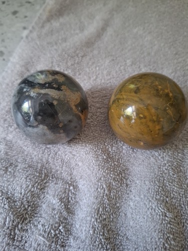 Vintage stone marble orbs - marble,