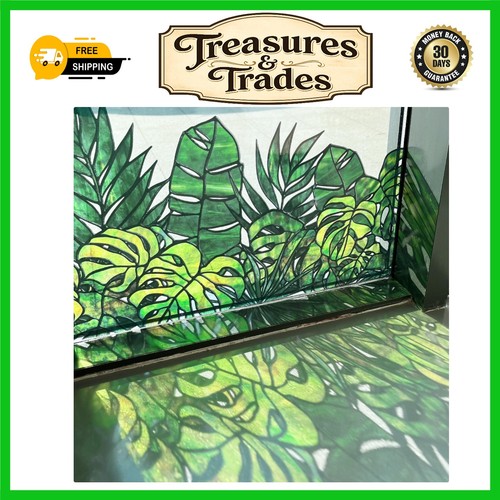 Tropical leaf stained - tropical,