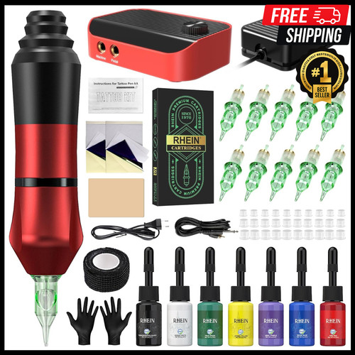 Wireless tattoo pen gun - pen, kit