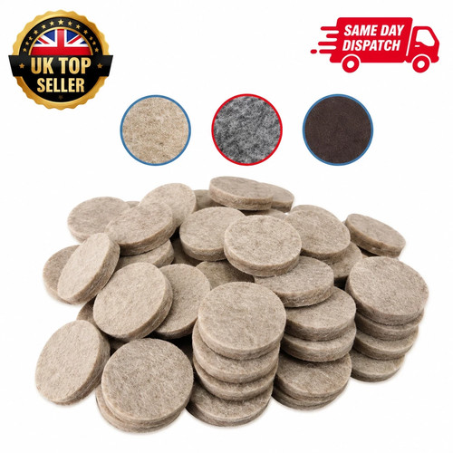 Felt pads 25mm round furniture