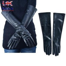 Soft Long Elbow Gloves Women Leather Gloves Fashion Gloves