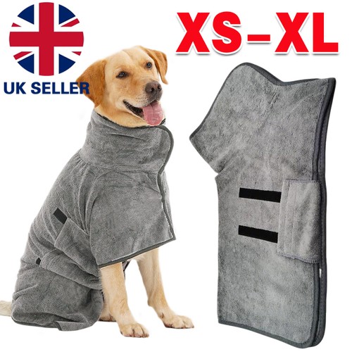 Dog towel microfibre bath - dog, robe