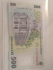 Romania 500 lei 2005 P123d Polymer Circulated Eminescu  