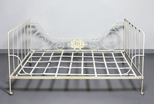 Antique french painted - french, wrought