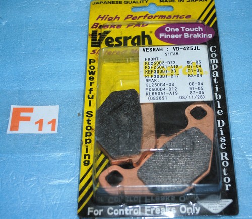 Brake pads front vesrah - pads,