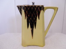 Vintage art deco small  t hughes of  longport   Tea / Coffee Pot  With metal lid