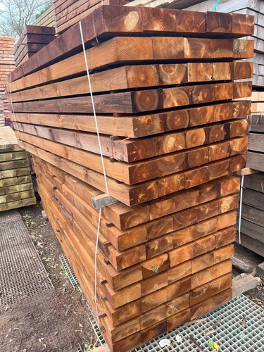 New brown pressure treated - new, 3m