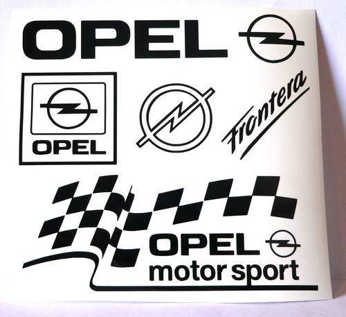 Kit stickers opel decal - kit, 5