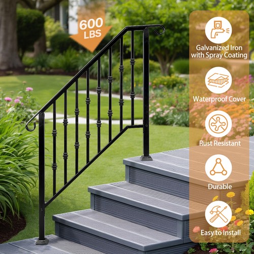 Wrought iron handrail picket - wrought,