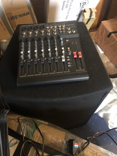 Speakers and mixer - speakers,