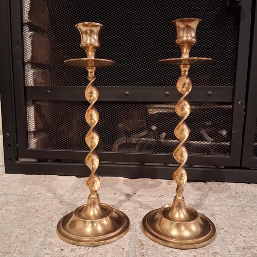 Vintage brass barley twist - vintage,