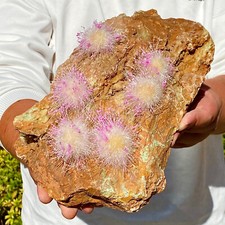 5.72LB Natural Moroccan cobaltite  and symbiotic crystal quartz Specimens miner
