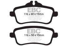 EBC Ultimax Rr Pad for Mercedes M Class W166 ML250D 2.1TD AMG Sport 204HP 11>15
