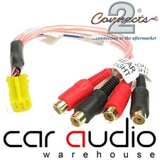 VDO Car Stereo Radio Yellow Mini ISO Amplifier RCA Phono Line Output Lead