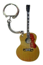 Elvis Guitar Keyring - Gibson J200 Keyring - Gibson Guitar Keyring - G12K