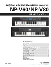 Service manual for Yamaha NP-V60, NP-V80