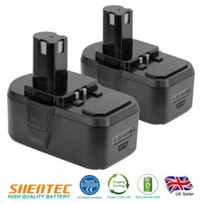 2x 18V 6.0AH Li-ion Battery For Ryobi P108 P107 ONE+ BPP-1817M BPP-1815 ABP1803
