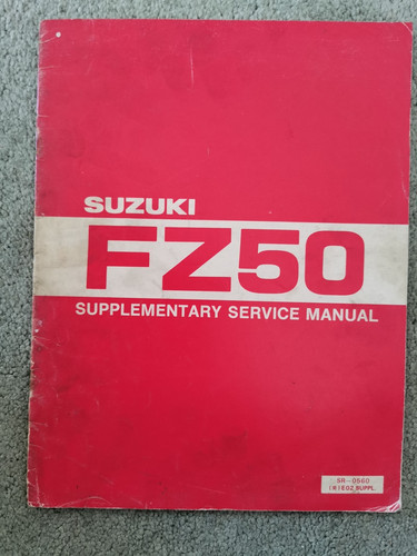 Suzuki fz50 supplementary - suzuki,