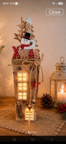 Lite christmas wooden - up,