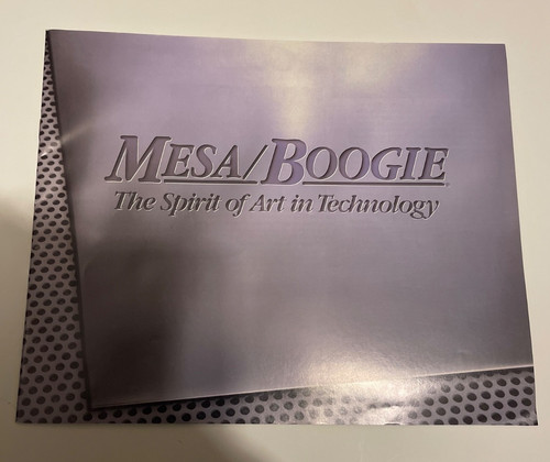 Mesa boogie product catalog - mesa,