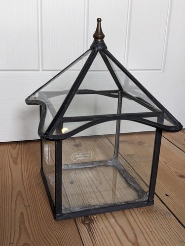 Vintage terrarium glass lead - vintage,