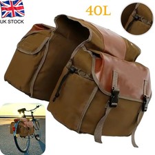 40L Double Panniers Bag Canvas