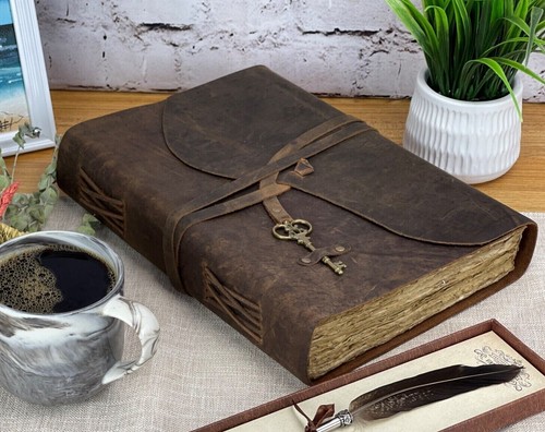 Personalized leather journal - personalized,