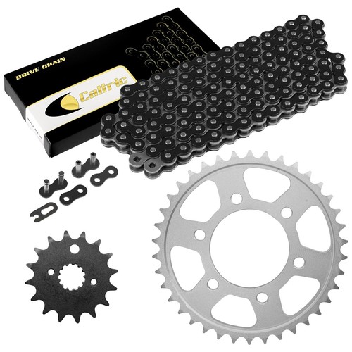 Black drive chain and sprocket - black,