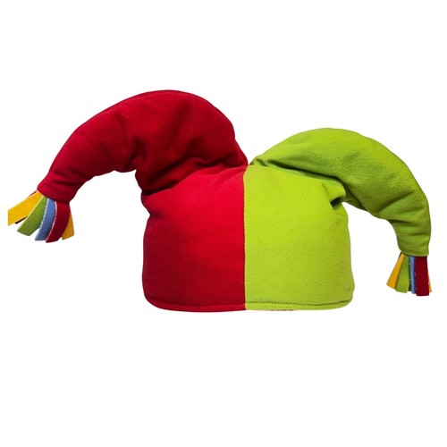 Jester hat one size red - one,