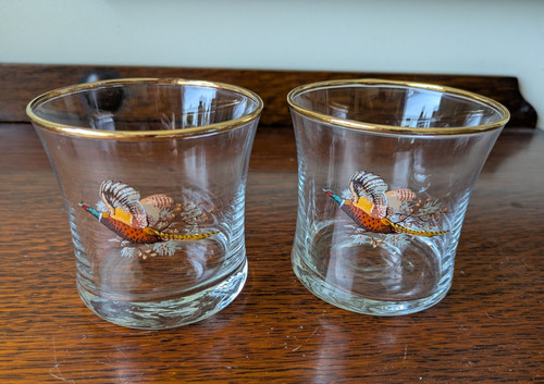 Two flying pheasant - two, design