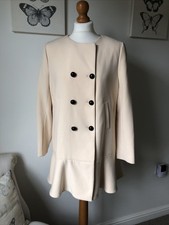 Zara Peach Frill Jacket Size L
