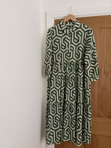 Ladies zara ecru - ecru, green