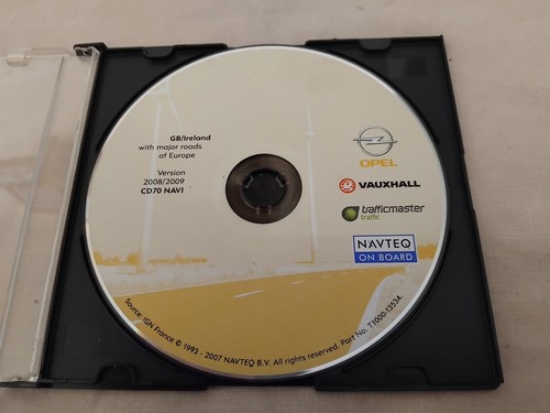 Vauxhall opel navteq cd70 - vauxhall,
