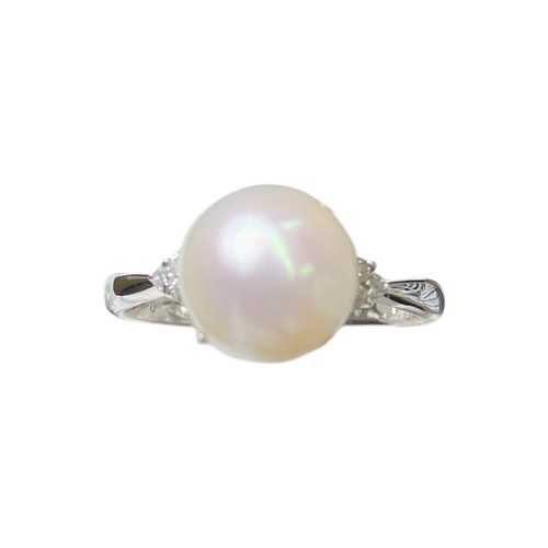 φ0 pearl ring - ring, white