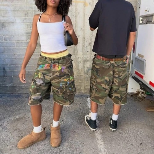 Y2k cargo shorts - y2k,