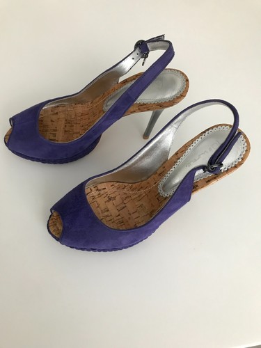 Bourne purple suede platform - suede,