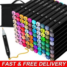 80pcs Color Marker Pen Dual