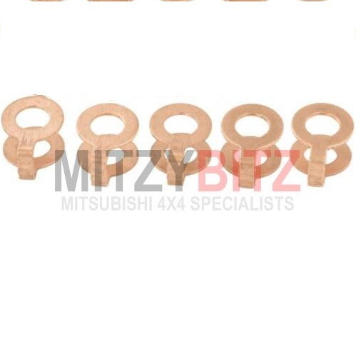 Fuel injector copper - copper, washer