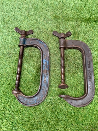 Vintage g clamps - 6”, one