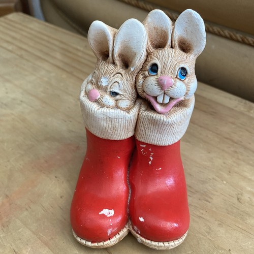 Moorcraft hand painted bunnies - moorcraft,