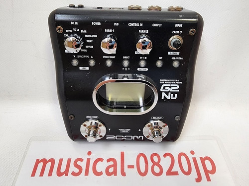 Zoom g2nu guitar effects usb - guitar,