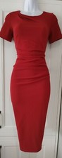 Womens Diva Catwalk Red Ribbed